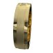WWAD7000-YG-Yellow Gold Carved Line Pattern Diamond Men's Wedding Ring