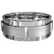 WWAD7048-PL-Three Grooved Brushed Platinum Men's Wedding Ring