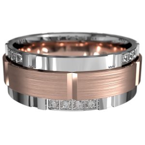 WWAD7048-WR-High-Quality Crafted Gold Men's Wedding Ring