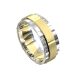 ﻿WWAD7048-WY-High Crafted Gold Men's Wedding Ring