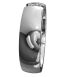 WWAD7051-PL-Polished Platinum Men's Wedding Ring with Tension-Style Diamond
