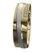 WWAD7057-YW-Sparkly Flat Polished Men's Wedding Ring