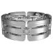 WWAD7063-WG-Daring Modern White Gold Men's Wedding Ring with Evenly Spaced Diamonds