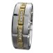 WWAD7068-WY-Classic & Crafted Brushed Gold Men's Wedding Band