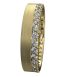 WWAD7079-YG-Yellow Gold Flat Single Side Diamonds Men's Wedding ring