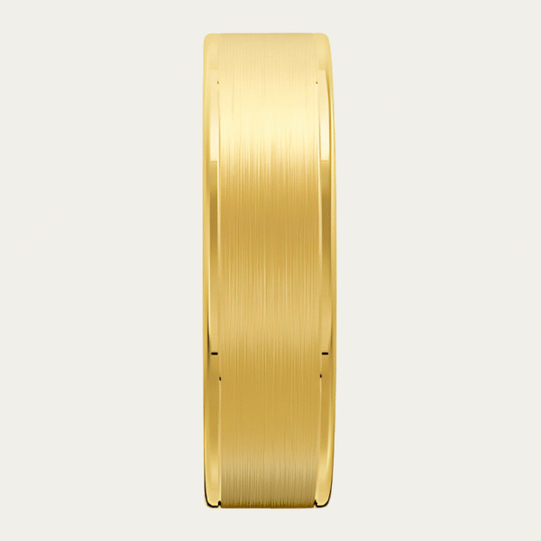 4000-Yellow-Gold-Brushed-Mens-Wedding-Ring-2 Yellow-Gold-Brushed-Mens-Wedding-Ring