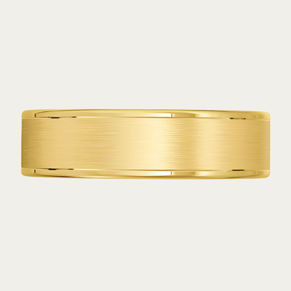 4000-Yellow-Gold-Brushed-Mens-Wedding-Ring-3 Yellow-Gold-Brushed-Mens-Wedding-Ring