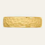 Hammered-Yellow-Gold-Mens-Wedding-Band