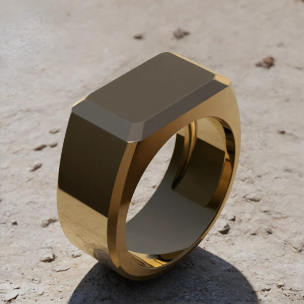 Sovereign Gold Signet Ring 2 Sovereign Gold Signet Ring