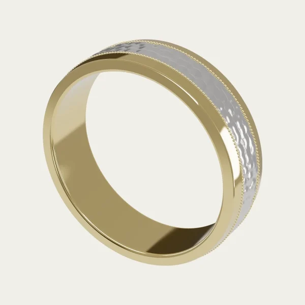 Hammered band, 3D render