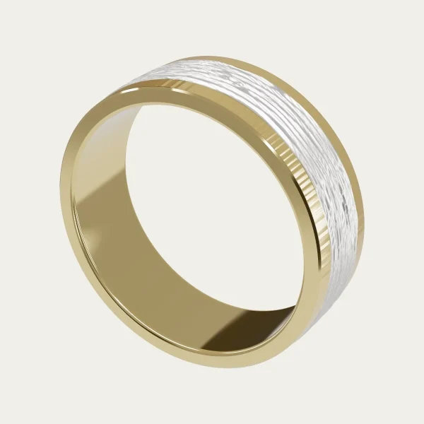 Carved-Line band, 3D render