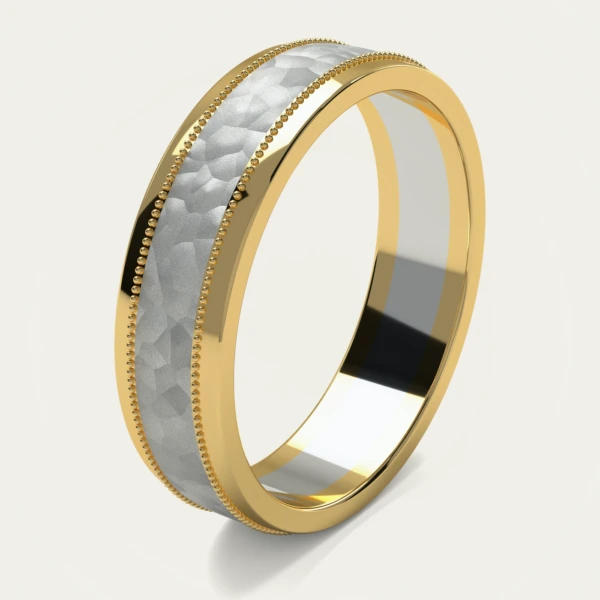 Hammered band, 3D render